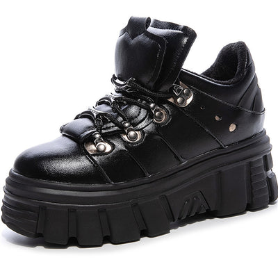 Zapatos de Cuero Vacuno con Doble Lengüeta para Mujer - Image 4