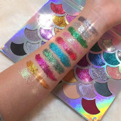 Paleta de Sombras Glitter 32 Tonos - Brillo Profesional