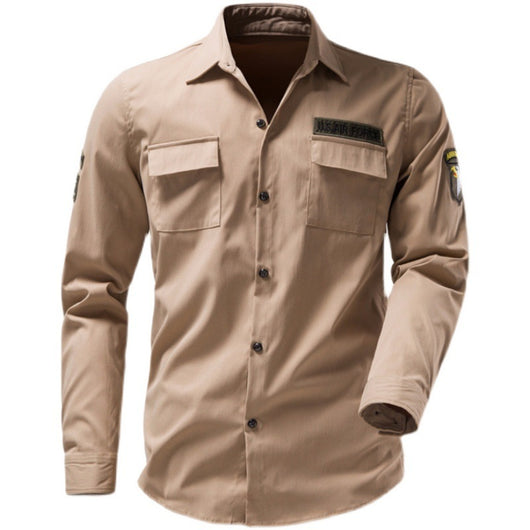 Camisa Táctica Multi Bolsillos Bordada USAF Manga Larga Hombre - Image 2
