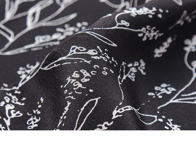 Blusa de Seda Estampada Manga Larga para Mujer - Image 15