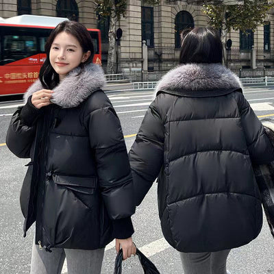 Chaqueta Puffer Estilo Coreano con Solapas Sueltas - Image 4