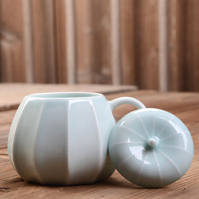 Taza de Cerámica con Tapa Halloween - Diseño Calabaza Festivo - Image 8