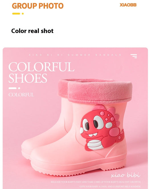 Botas de Lluvia Infantiles Impermeables con Diseño de Dibujos Animados - Image 13