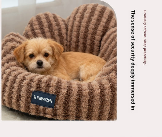 Cama Nido para Gatos Acolchada Grande Diseño Pétalos - Image 11
