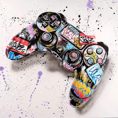 Cuadro de Arte Urbano Joystick Graffiti Hamburguesa - Image 19