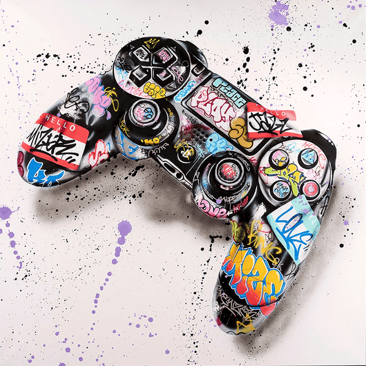 Cuadro de Arte Urbano Joystick Graffiti Hamburguesa - Image 19