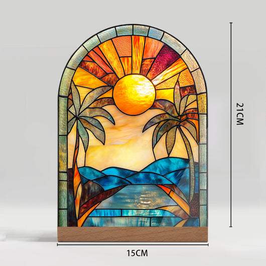 Adornos Decorativos Acrílicos con Efecto Cristal - Flores y Paisajes - Image 18