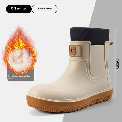 Zapatos Deportivos Impermeables para Hombre con Plataforma y Forro Polar - Image 9