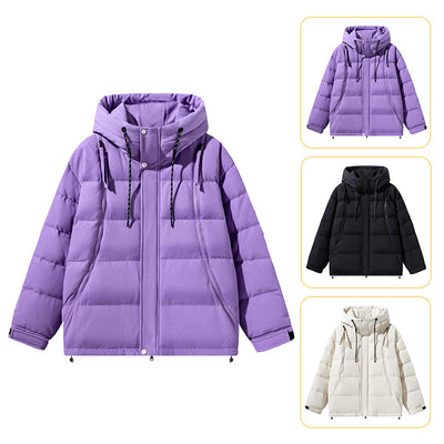 Chaqueta de Plumón de Pato 90% Blanca - Diseño Casual Holgado - Image 14