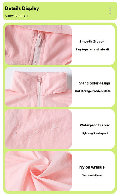 Chaqueta Deportiva Impermeable Ultraligera con Capucha - Image 11