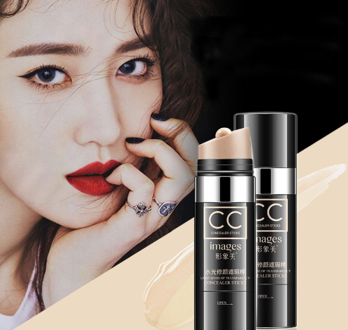 Corrector en Barra CC Cream Iluminador Resistente al Agua con Efecto Luz