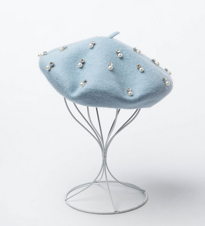 Boina de Lana con Strass Elegante - Image 12