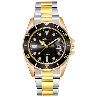 Reloj de Negocios Elegante con Calendario y Correa de Aleación - Image 3