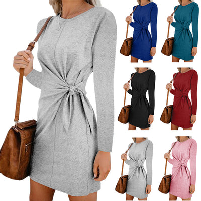 Vestido de Otoño e Invierno con Mangas