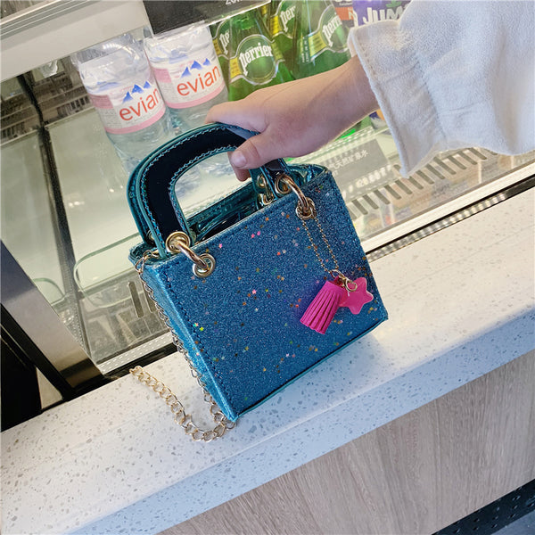 Bolso Infantil con Lentejuelas Brillantes para el Hombro