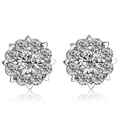 Aretes de Flores Coreanos para Mujer - Image 2