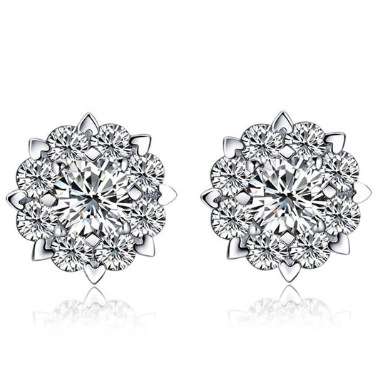 Aretes de Flores Coreanos para Mujer - Image 2