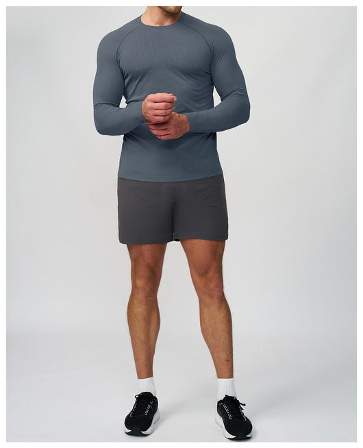 Playera Deportiva Manga Larga Transpirable de Secado Rápido para Hombre - Image 23