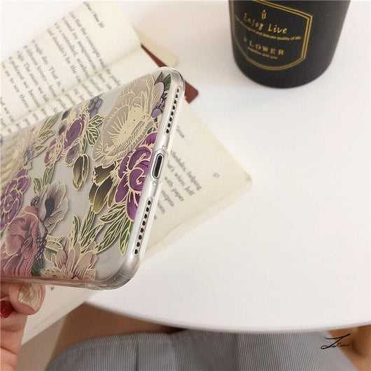 Funda para celular con diseño de hoja de plátano y acabado bronceado - Image 3