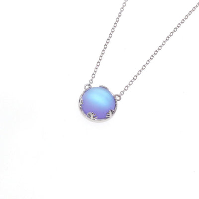 Collar de Plata 925 con Piedra Luna y Colgante Rama - Image 12