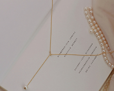 Cadena de suéter con perlas elegante - Image 4