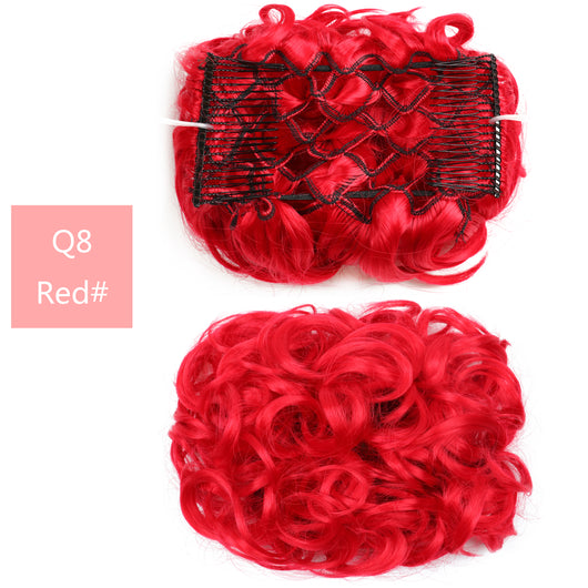 Moño Postizo de Fibra Sintética Resistente al Calor - Cabello de Seda Artificial - Image 22