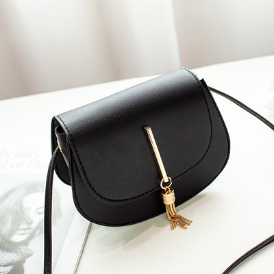 Bolso de Hombro Redondo con Borlas para Mujer - Image 6
