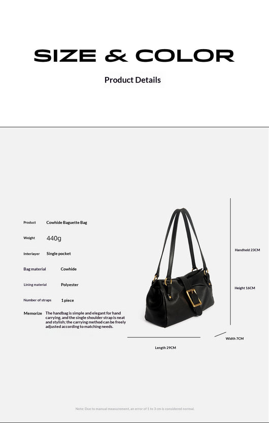Bolso Tote Axilar de Cuero Genuino para Mujer - Image 12