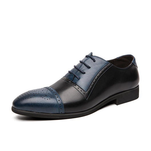 Zapatos de Negocios Brock Tallaje Grande con Tallado Artesanal en Cuero - Image 6