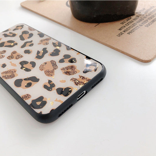 Funda iPhone con Diseño Leopardo Dorado Compatible con Apple - Image 3