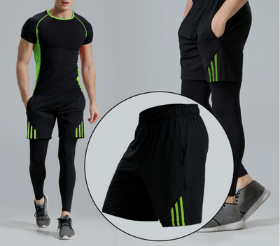 Shorts deportivos de secado rápido para correr y entrenar