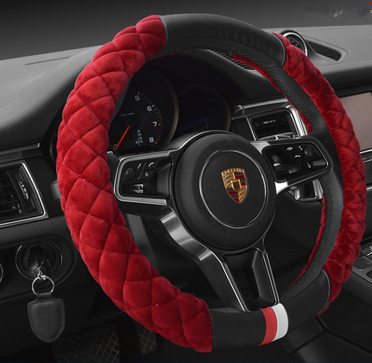 Funda Cálida para Volante de Auto con Diseño de Patitas - 38cm Protector Peluche - Image 4