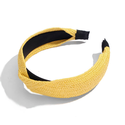 Diadema de Rafia Tejida a Mano - Natural y Elegante - Image 21