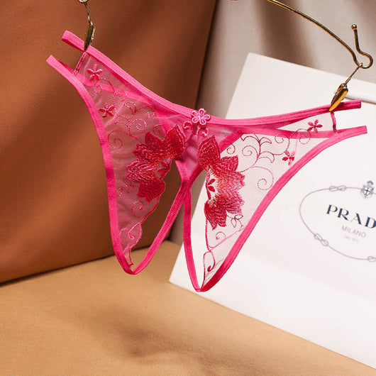 Tanga Bordada Sexy de Cintura Baja para Mujer - Image 12