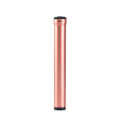 Red portable travel tube made of aluminum alloy with black caps and "RY TASTE JIFENG DEVICE" text. - Image 11