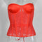 Corpiño Nupcial Transparente con Malla Elegante