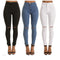 Pantalones Vaqueros Rotos a la Rodilla con Stretch