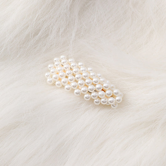 Pasador de Pelo Triangular con Perlas - Sencillo y Práctico - Image 4