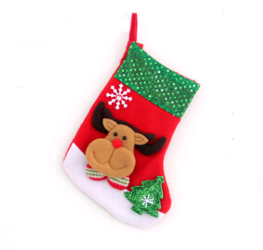 Set de Calcetines Navideños con Adornos Santa y Árbol - Bolsa de Regalo - Image 9