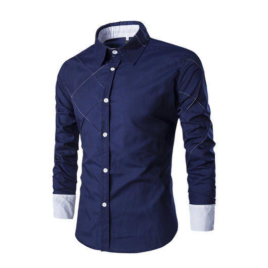 Camisa Casual de Cuadros para Hombre Manga Larga - Image 11