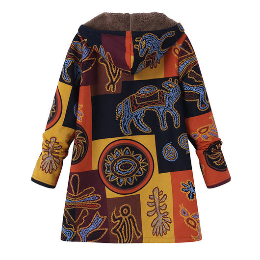 Sudadera Polar Cálida con Capucha para Mujer - Manga Larga Casual - Image 4