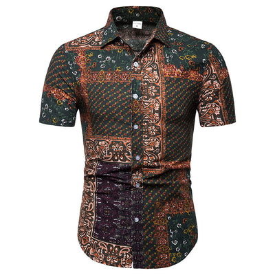 Camisa Casual de Playa para Hombre con Estampado - Image 11