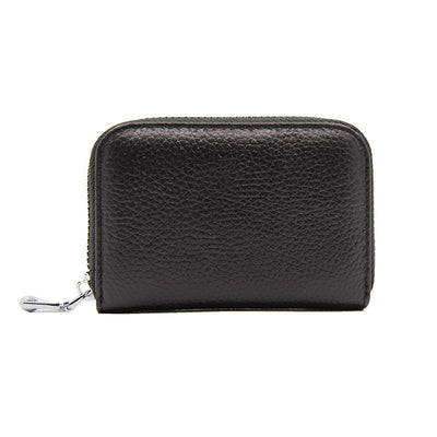 Billetera Compacta de Cuero Genuino con Protección RFID para Mujer - Image 5