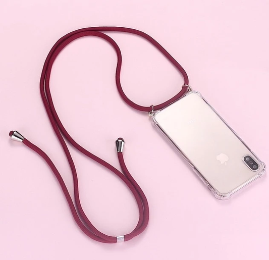 Funda para iPhone con Cordón de Seguridad Compatible con Apple