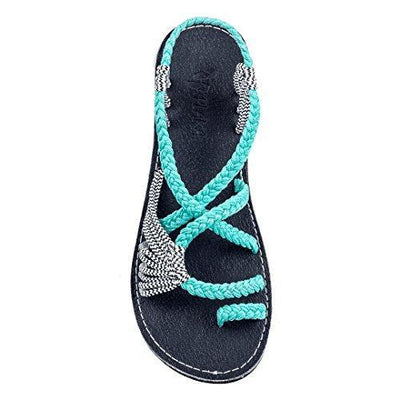 Sandalias Planas Estilo Europeo y Americano para Playa - Image 11