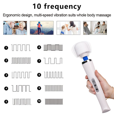 Masajeador de Pulso USB con 10 Modos de Vibración Intenso - Image 7