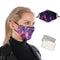 Mascarilla de Algodón Ajustable con Tres Capas Estampadas