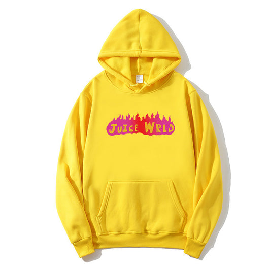 Sudadera con capucha estampado llamas oversize - Image 29