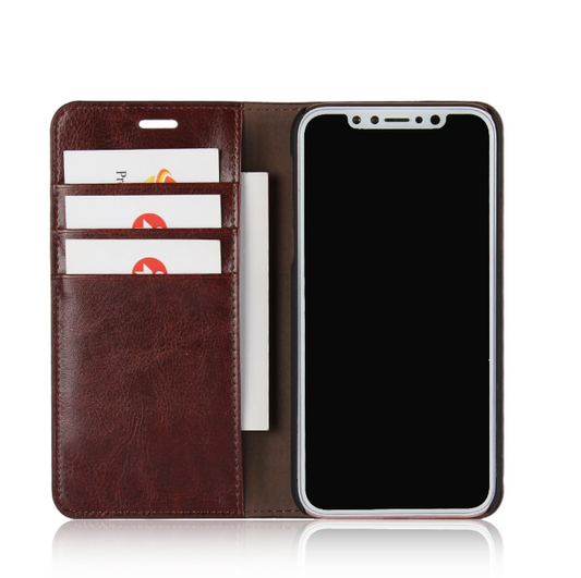 Funda Flip de Cuero Compatible con iPhone X, iPhone 7 Plus - Protección Premium - Image 2