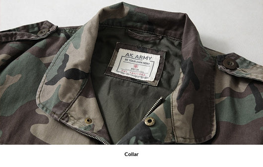 Chaqueta de Trabajo Estilo Retro Americano para Hombre - Image 10